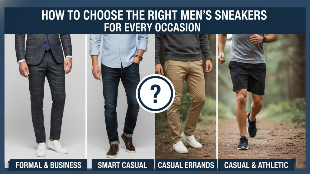 How to Choose the Right Men’s Sneakers for Every Occasion