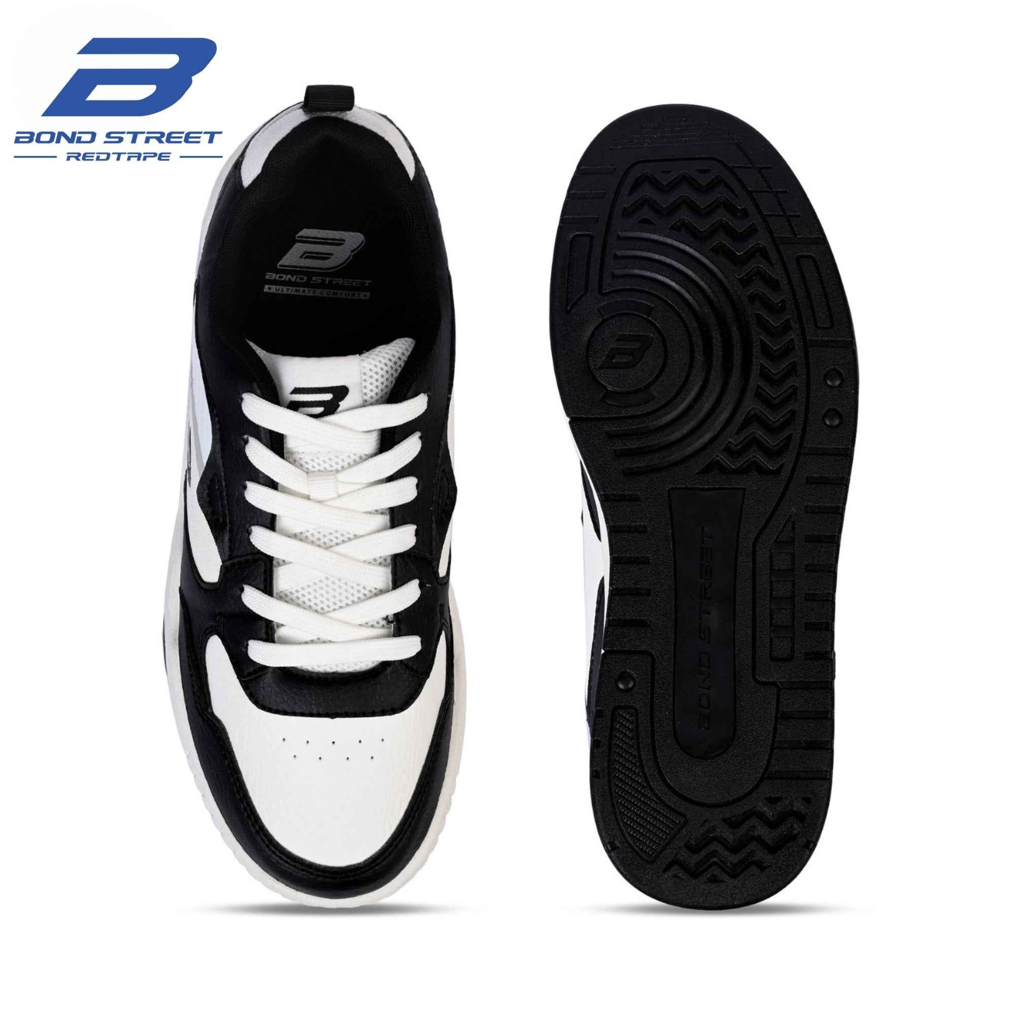 Buy Casual Sneakers Men s Black And White BondStreet By Redtape buy-casual-sneakers-men-s-black-and-white-bondstreet-by-redtape