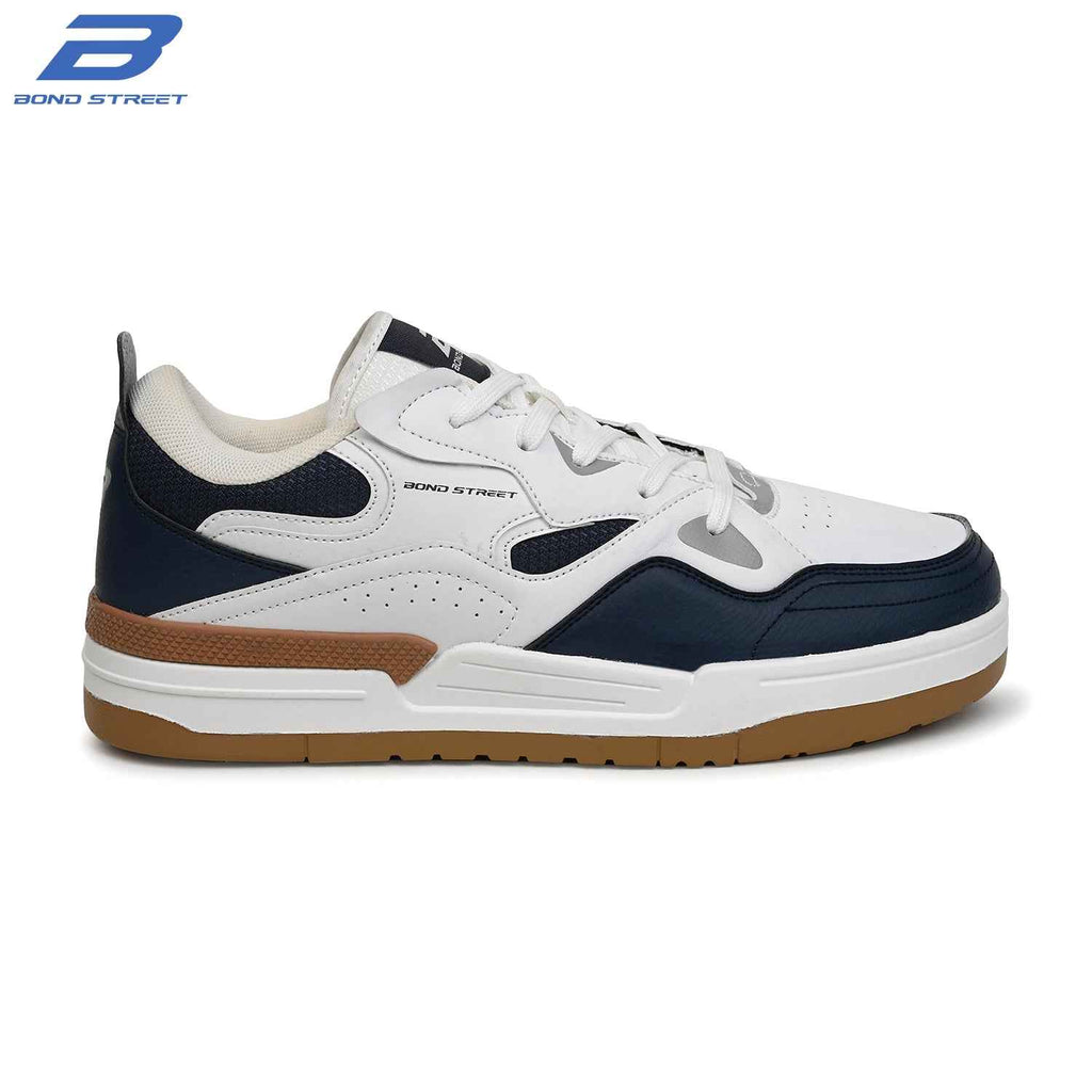Men's Blue & Brown Casual Sneakers