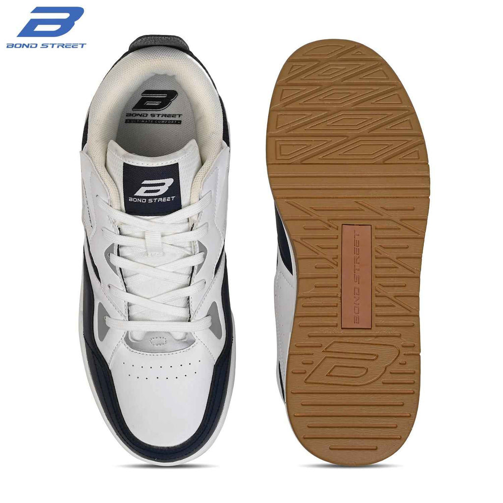 Men's Blue & Brown Casual Sneakers