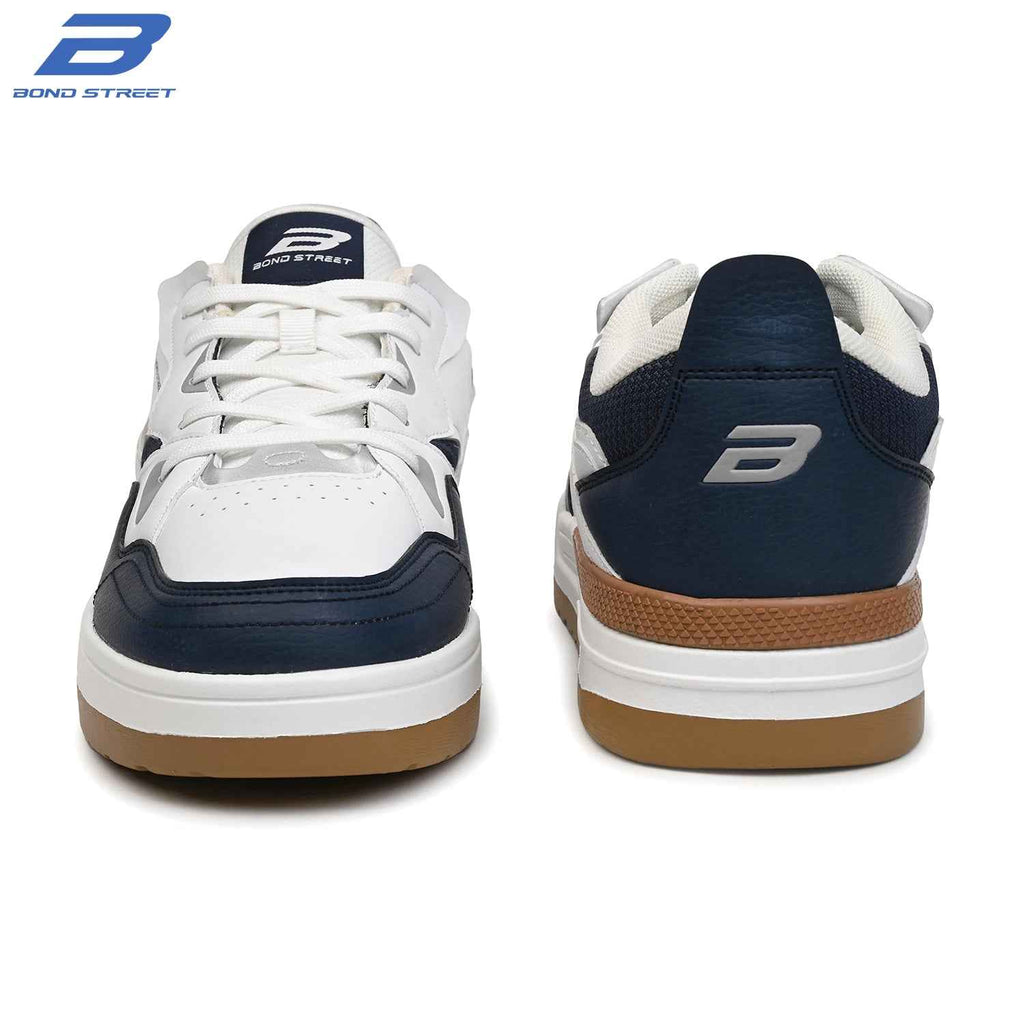 Men's Blue & Brown Casual Sneakers