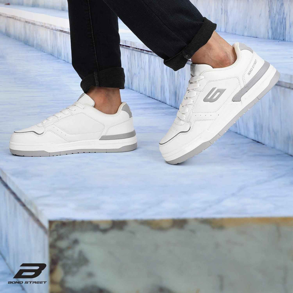 Men's White Casual Sneakers