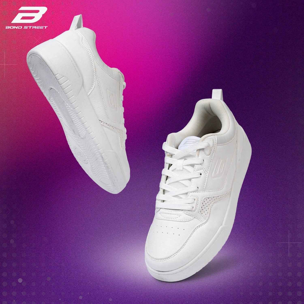 Men's White Casual Sneakers