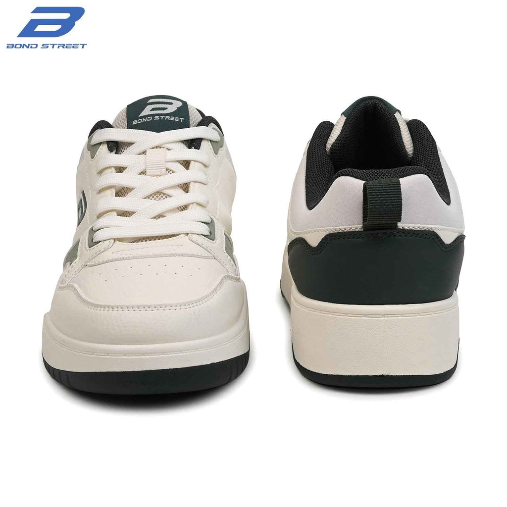 Men's White & Ash Casual Sneakers