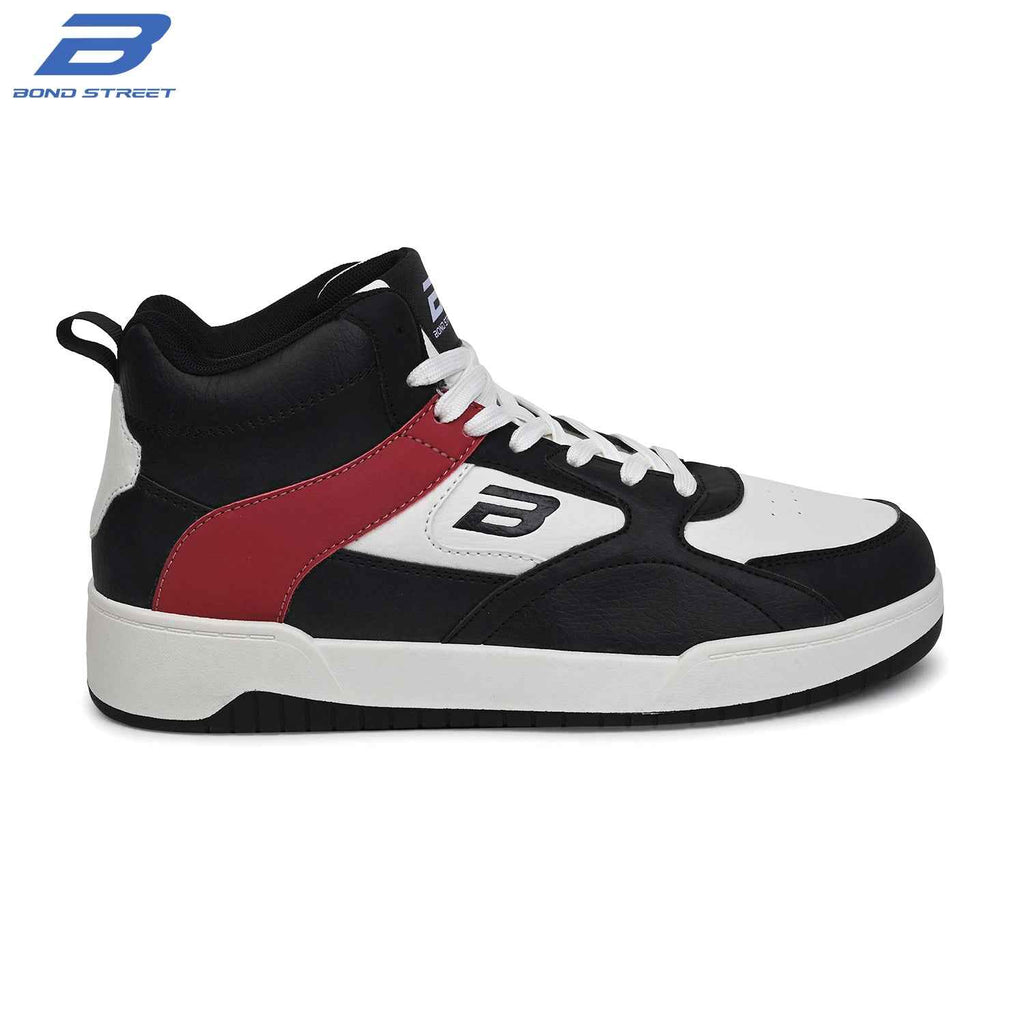 Men's Black & Red Casual Sneakers