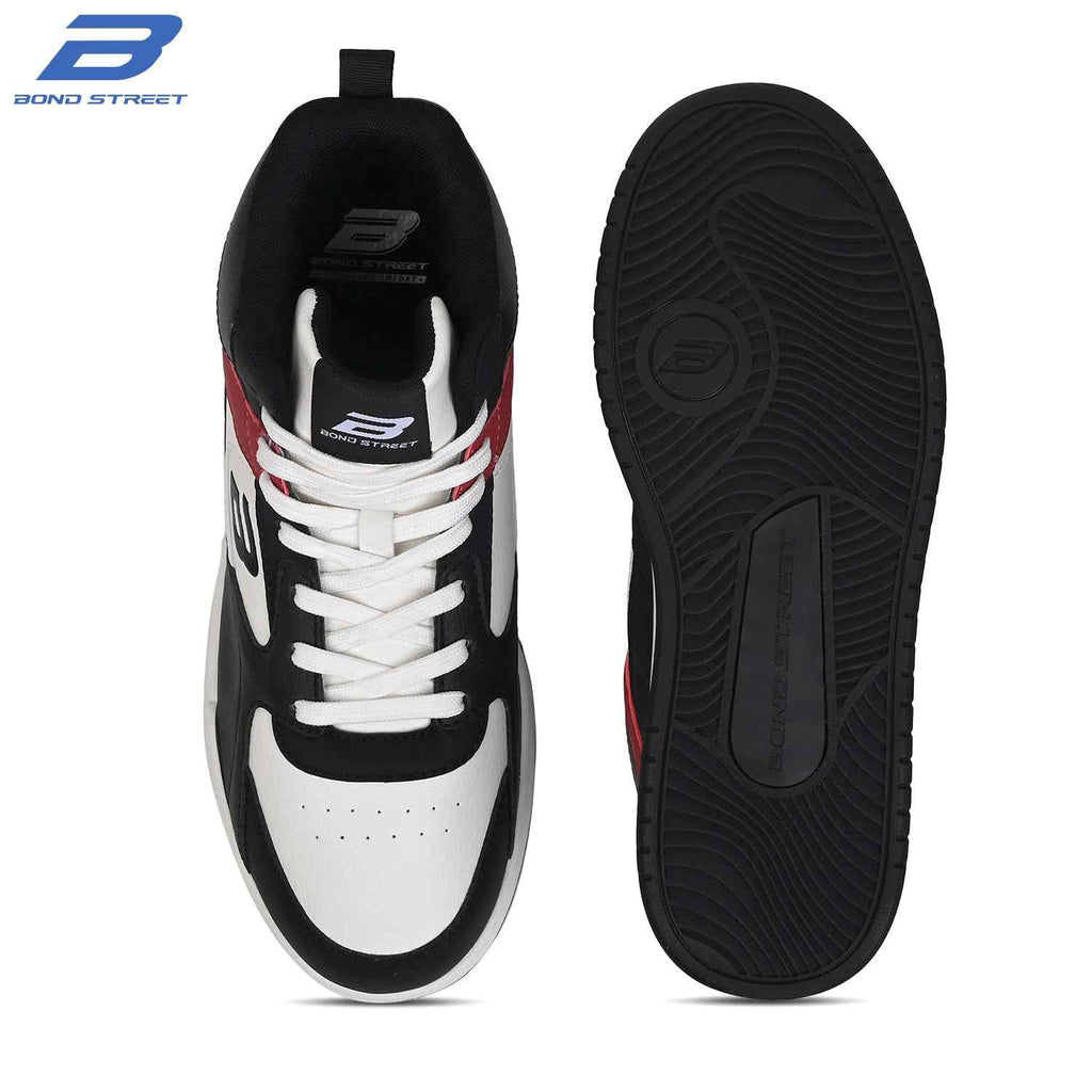 Men's Black & Red Casual Sneakers