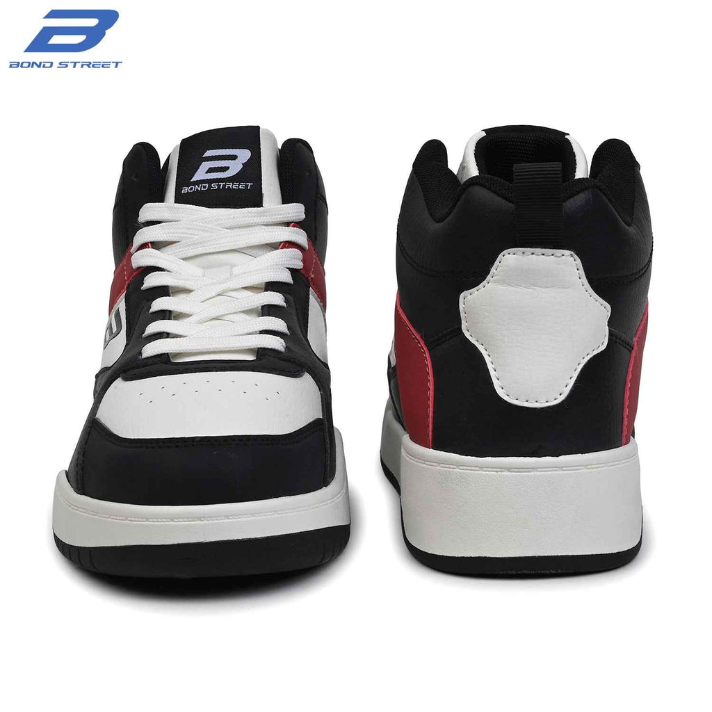 Men's Black & Red Casual Sneakers