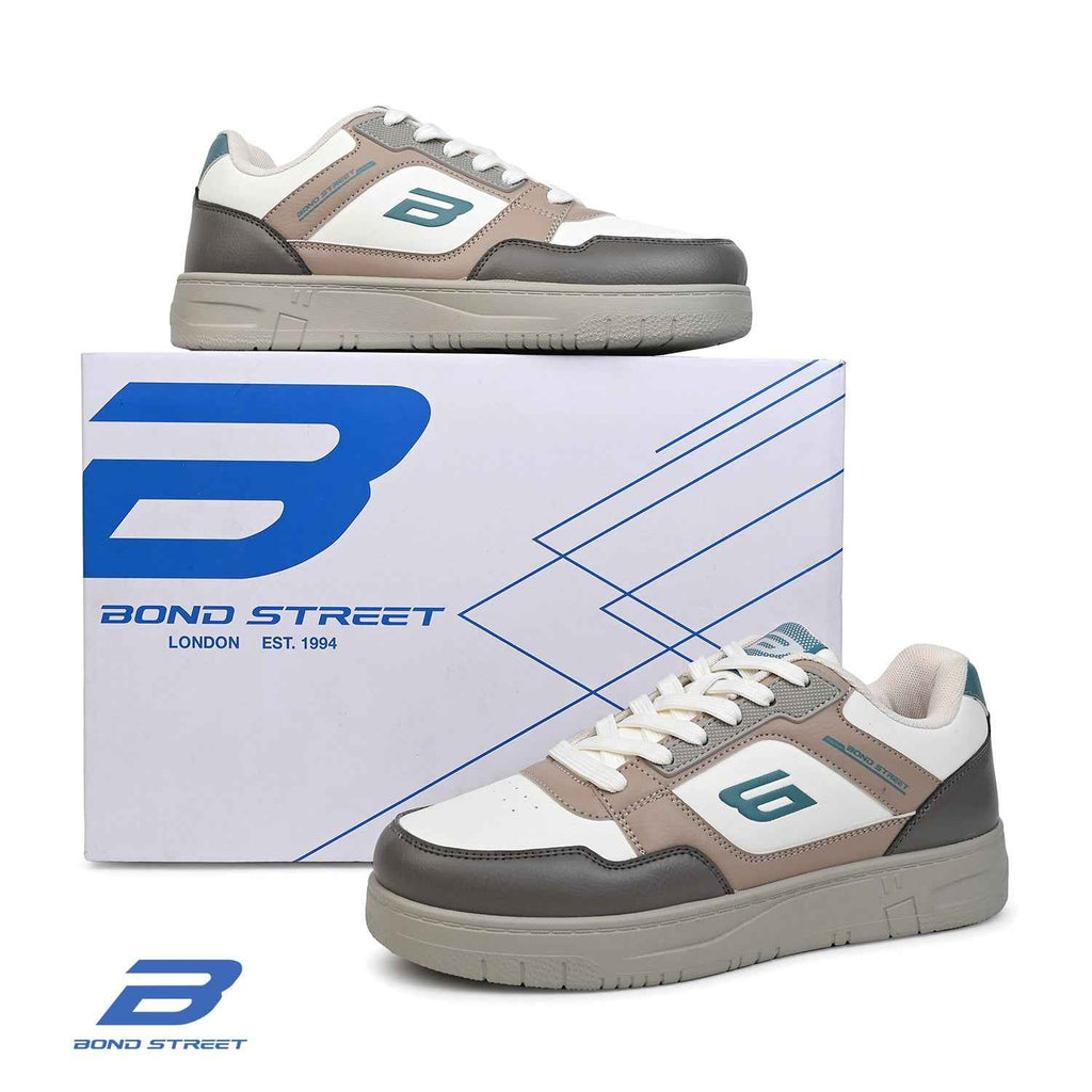 Men's Tan & Brown Casual Sneakers