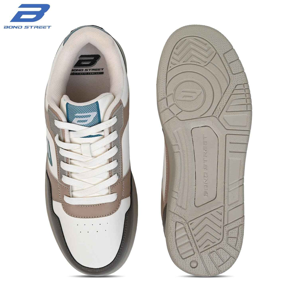 Men's Tan & Brown Casual Sneakers