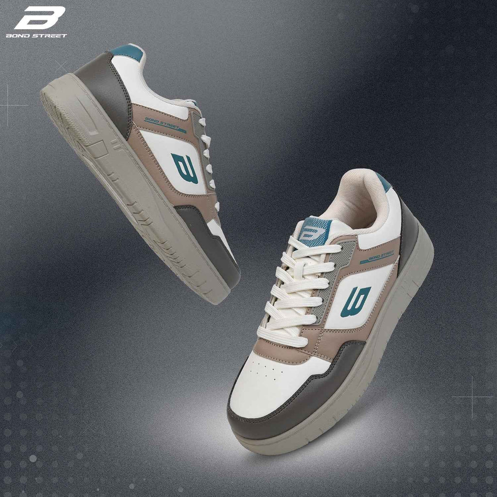 Men's Tan & Brown Casual Sneakers