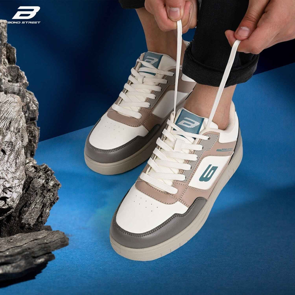 Men's Tan & Brown Casual Sneakers