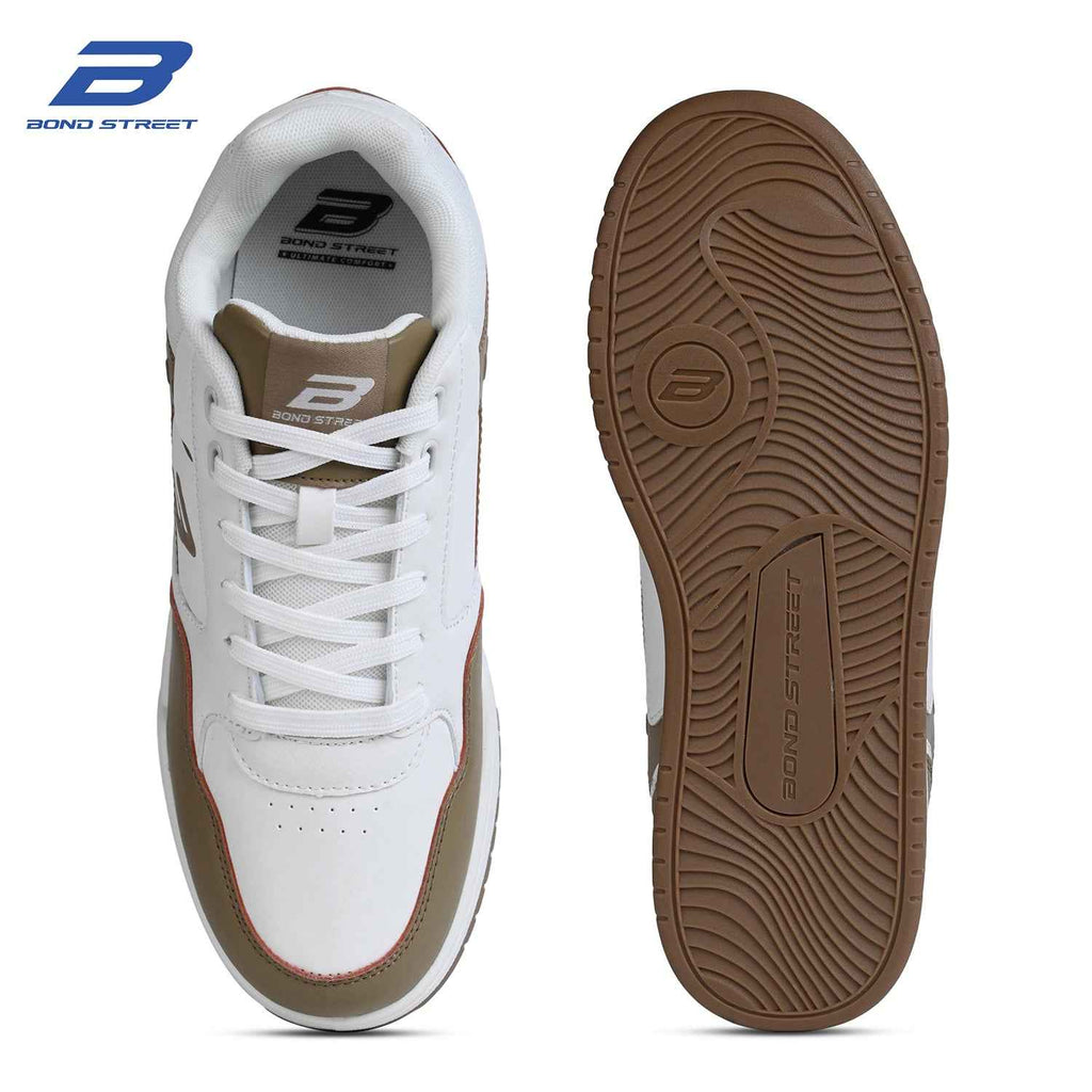 Men's Beige Casual Sneakers