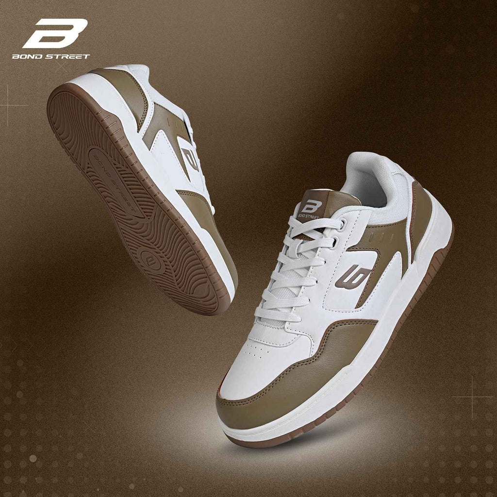 Men's Beige Casual Sneakers