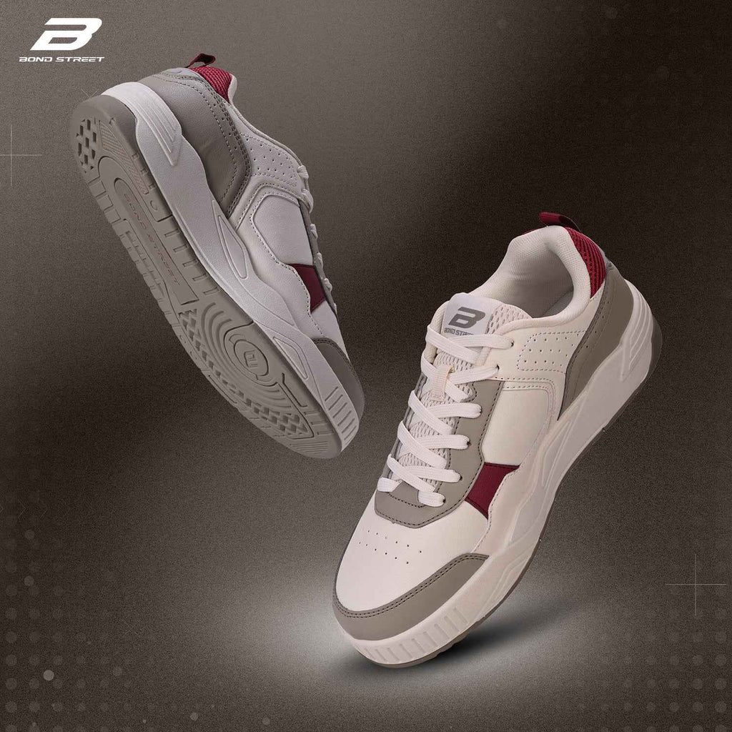 Men's Beige Casual Sneakers