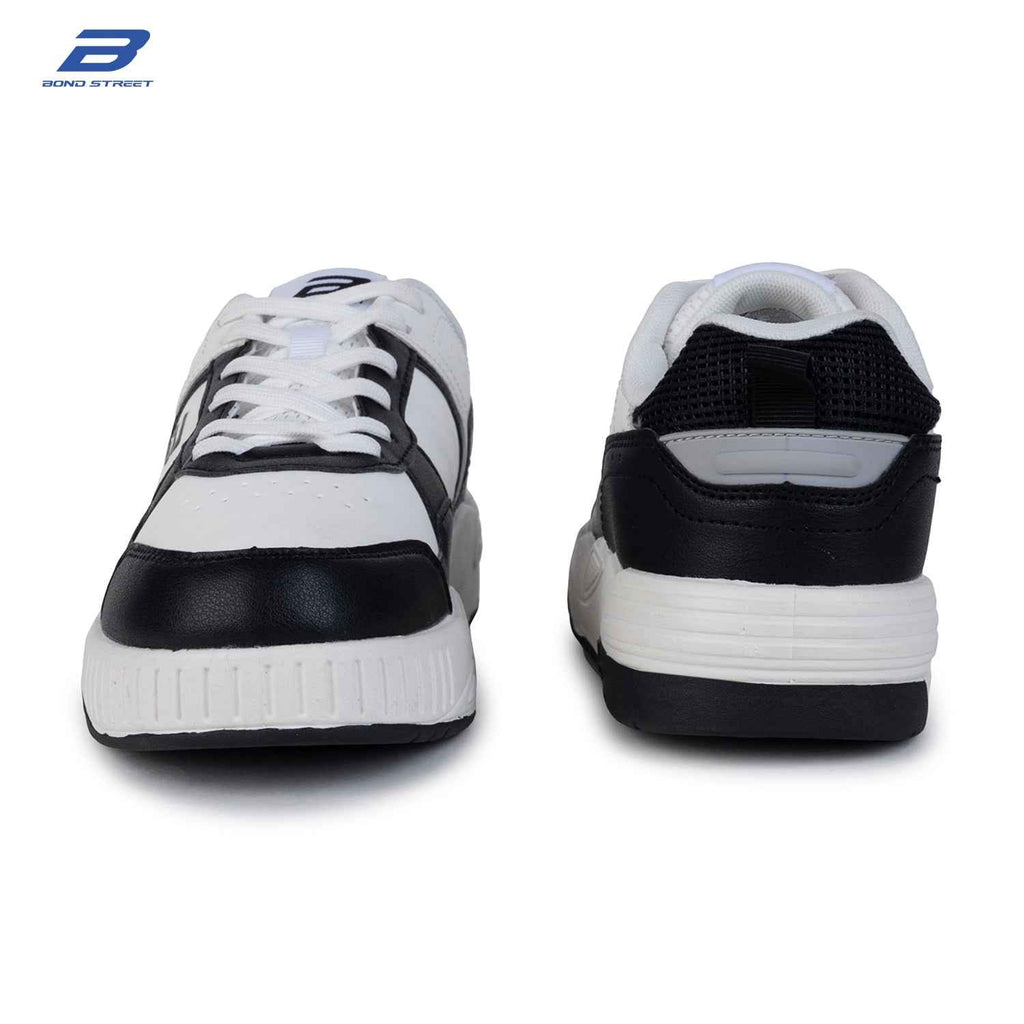 Men's Black & White Casual Sneakers