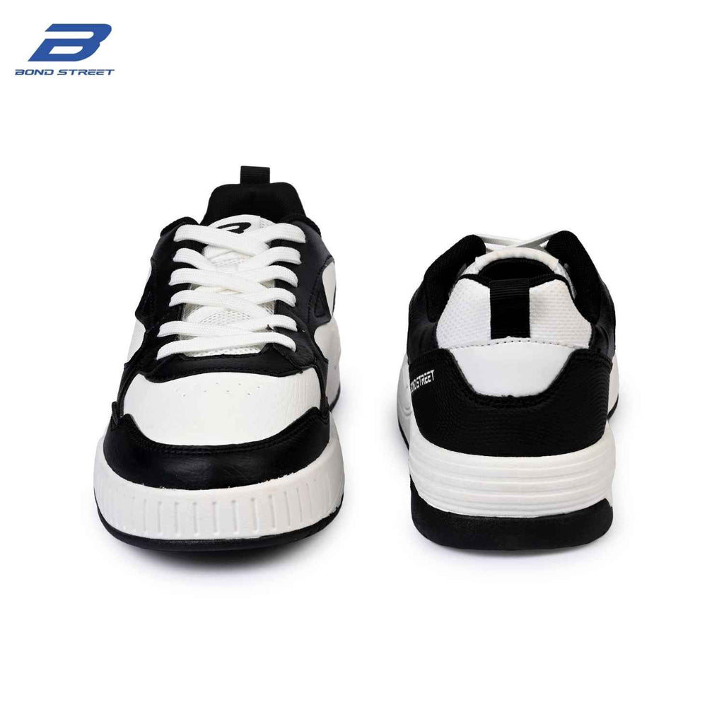 Men's Black & White Casual Sneakers