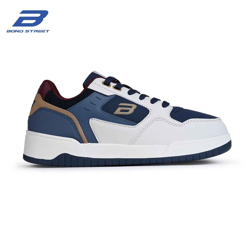 Men's Blue & Brown Casual Sneakers