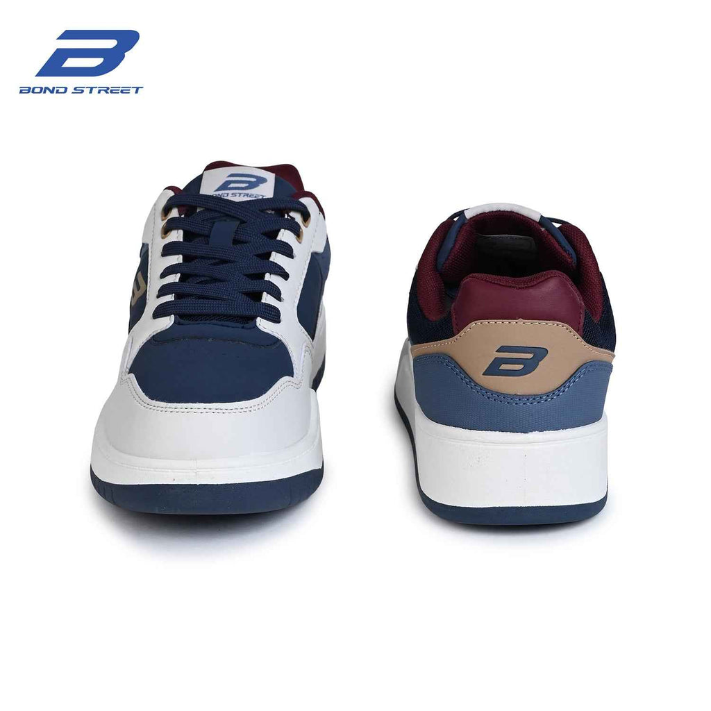 Men's Blue & Brown Casual Sneakers