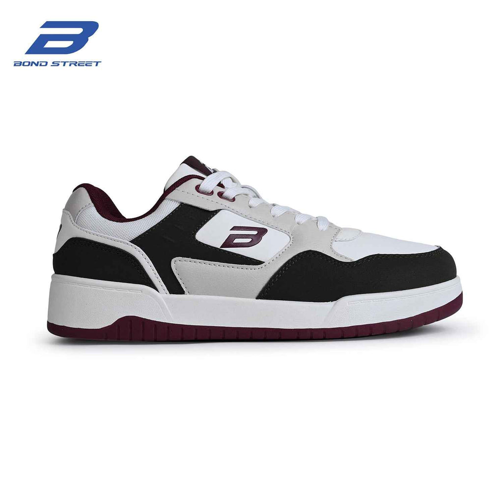 Men's Maroon & Olive Casual Sneakers
