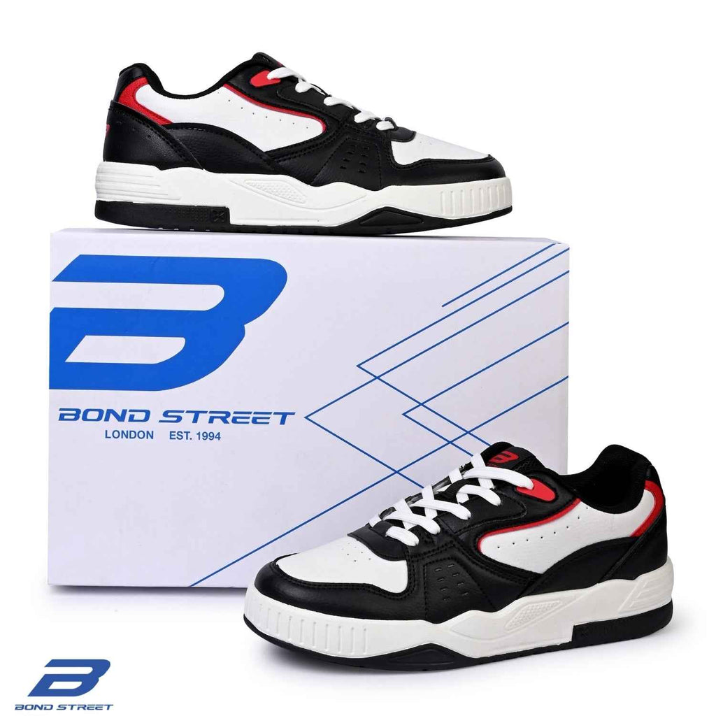 Men's Red & Black Casual Sneakers