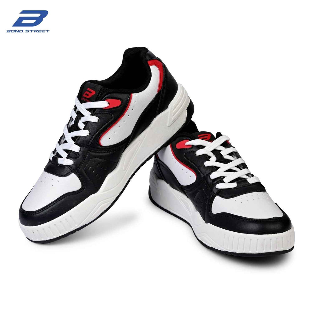 Men's Red & Black Casual Sneakers