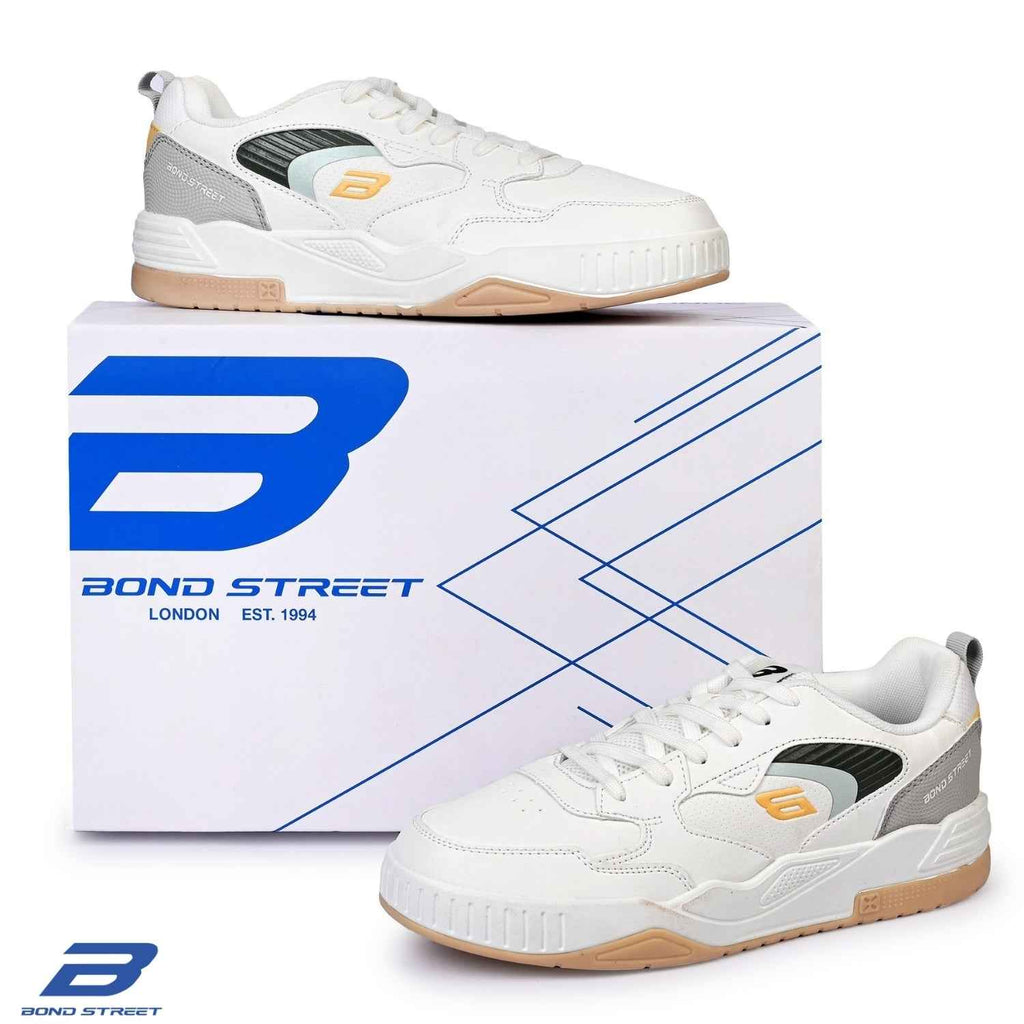 Men's White Casual Sneakers